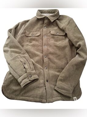 LIV Outdoor men’s large green REMY BUTTON FLEECE JACKET